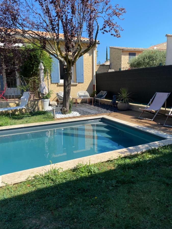 Gite Lou Sabai Au Pied Des Dentelles De Montmirail, Piscine Partagee Обиньон Екстериор снимка